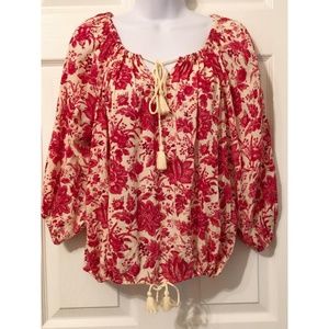 Ralph Lauren Denim & Supply Boho Peasant Top